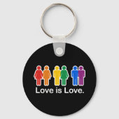 LOVE IS LOVE BASIC SLEUTELHANGER (Voorkant)