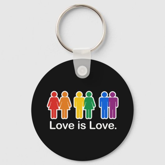 LOVE IS LOVE BASIC SLEUTELHANGER (Voorkant)
