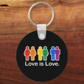 LOVE IS LOVE BASIC SLEUTELHANGER (Voorkant)