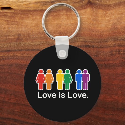 LOVE IS LOVE BASIC SLEUTELHANGER (Voorkant)