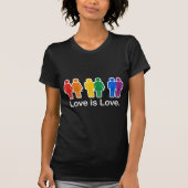 LOVE IS LOVE BASIC T-SHIRT (Voorkant)