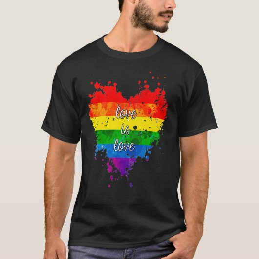 Love is love Classic T-Shirt (Voorkant)