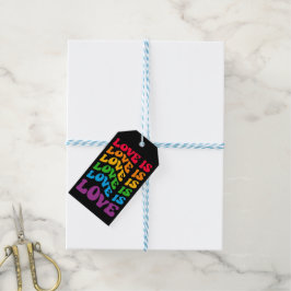 Love is Love Gay LGBT Cadeaulabel