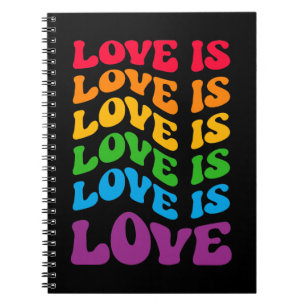 Love is Love Gay LGBT Notitieboek