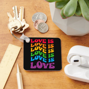 Love is Love Gay LGBT Sleutelhanger