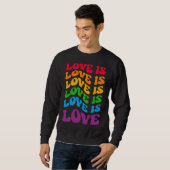 Love is Love Gay LGBT Trui (Voorkant volledig)