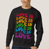 Love is Love Gay LGBT Trui (Voorkant)