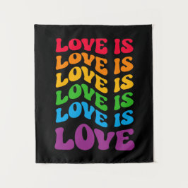 Love is Love Gay LGBT Wandkleed