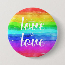 Love is Love|Gay Pride Rainbow Button