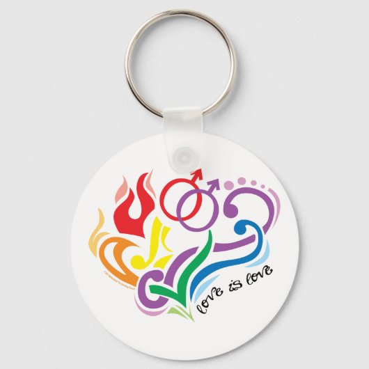 Love is Love: Gay Sleutelhanger (Voorkant)