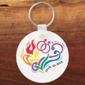 Love is Love: Gay Sleutelhanger (Voorkant)