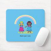 LOVE is LOVE - Gelijkheid voor Iedereen Muismat (Met muis)