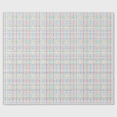 LOVE is LOVE-gelijkheidscitaat in regenboogkleuren Cadeaupapier (Vlak)