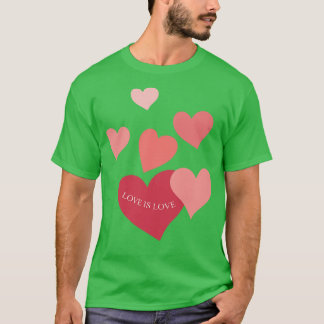 Love is Love Hearts T-shirt