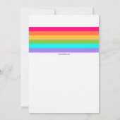 Love is Love Invitation Kaart (Achterkant)