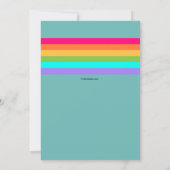Love is Love Invitation Kaart (Achterkant)