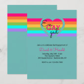 Love is Love Invitation Kaart (Voorkant / Achterkant)