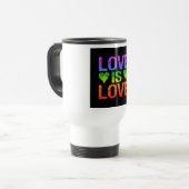 Love is Love mok — kies stijl & kleur (Voorkant links)