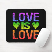 Love is Love mousepad Muismat (Met muis)
