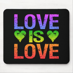 Love is Love mousepad Muismat