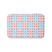 LOVE is LOVE-offerte rood en blauw Badmat (Voorkant)