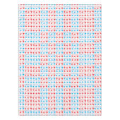 LOVE is LOVE-offerte rood en blauw Tafelkleed (Voorkant)