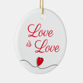 Love is Love Ornament (Rechts)