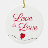 Love is Love Ornament (Voorkant)