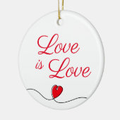 Love is Love Ornament (Links)
