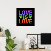 Love is Love poster - pas aan (Thuiskantoor)