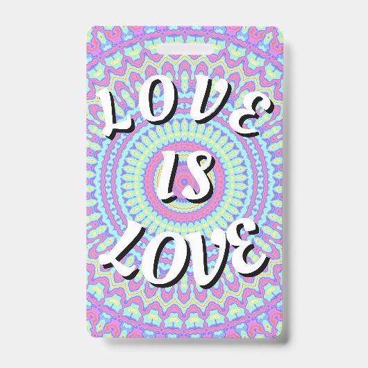 Love Is Love Pride Badge (Voorzijde)