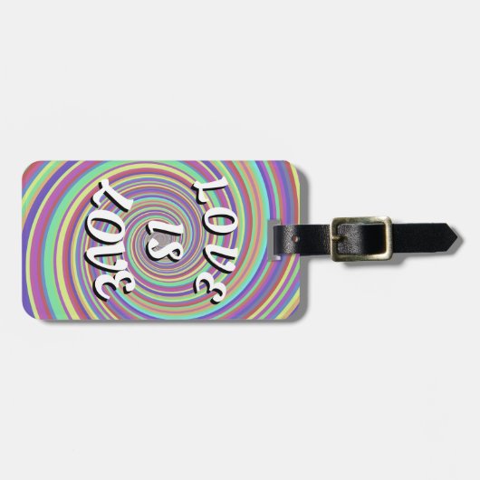 Love Is Love Pride Bagagelabel (Voorkant horizontaal)