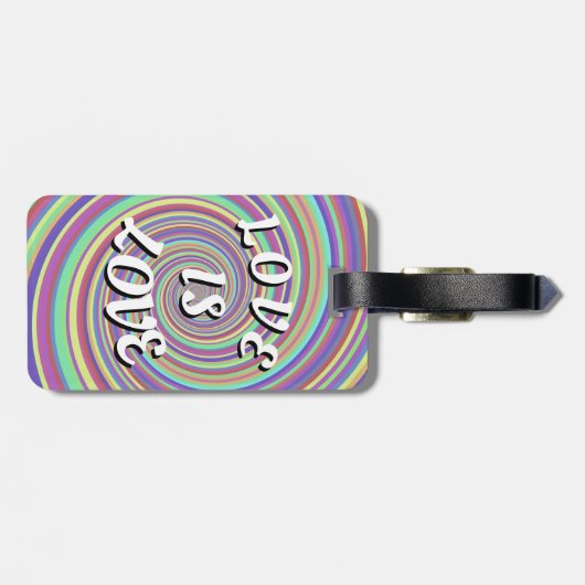 Love Is Love Pride Bagagelabel (Achterkant horizontaal)