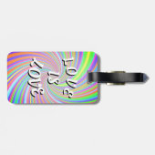 Love Is Love Pride Bagagelabel (Achterkant horizontaal)