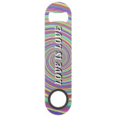 Love Is Love Pride Bar Sleutel Speed Flessenopener (Achterkant)