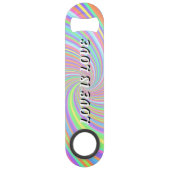 Love Is Love Pride Bar Sleutel Speed Flessenopener (Achterkant)