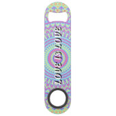 Love Is Love Pride Bar Sleutel Speed Flessenopener (Achterkant)