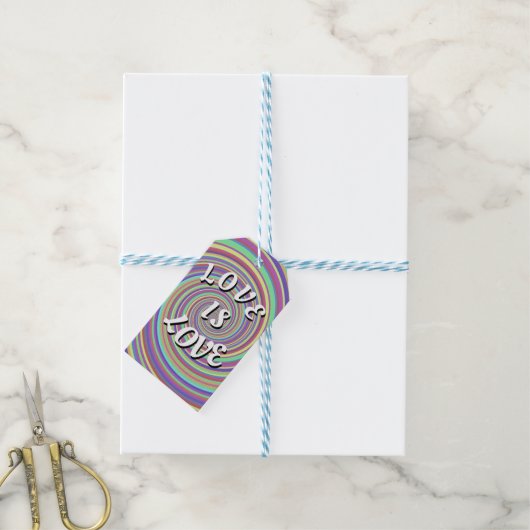 Love Is Love Pride Cadeaulabel (Met Touw)