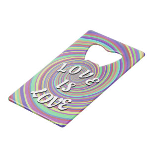 Love Is Love Pride Credit Card Flesopener Creditkaart Flessenopener