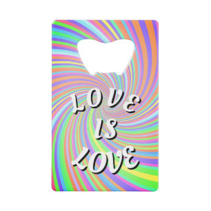 Love Is Love Pride Credit Card Flesopener Creditkaart Flessenopener