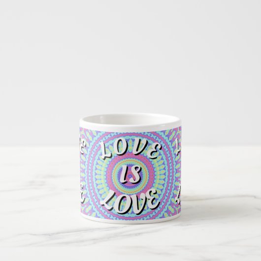Love Is Love Pride  Espresso Kop (Voorkant)