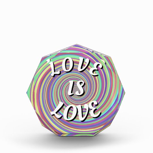 Love Is Love Pride Fotoblokken (Voorkant)