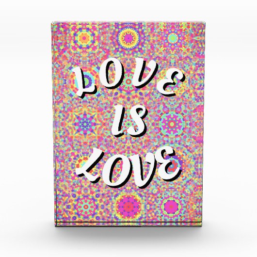 Love Is Love Pride  Fotoblokken (Voorkant)