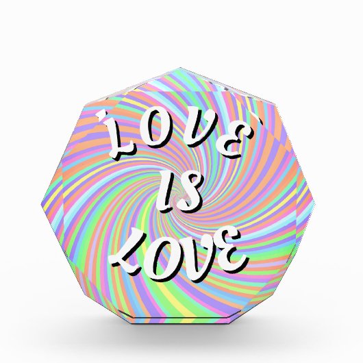 Love Is Love Pride Fotoblokken (Voorkant)