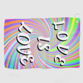 Love Is Love Pride Golfhanddoek (Horizontaal)