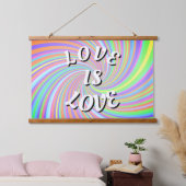 Love Is Love Pride   Hangend Wandkleed (Slaapkamer)