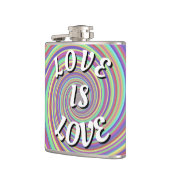 Love Is Love Pride  Heupfles (Links)