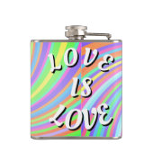Love Is Love Pride  Heupfles (Achterkant)