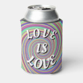 Love Is Love Pride Kan Koeler (Blikje Achterkant)