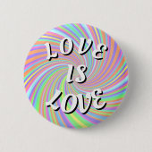 Love Is Love Pride Knop Ronde Button 5,7 Cm (Voorkant)